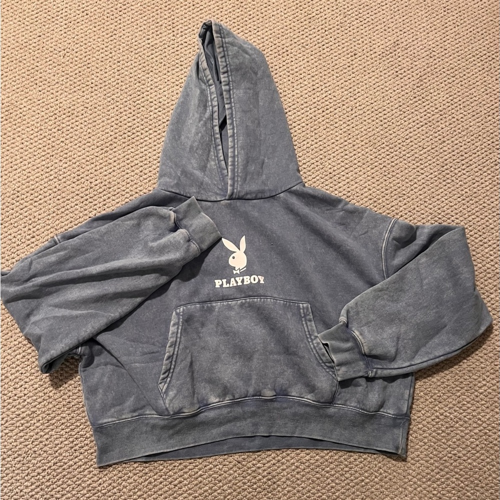 PLAYBOY Charcoal Hoodie